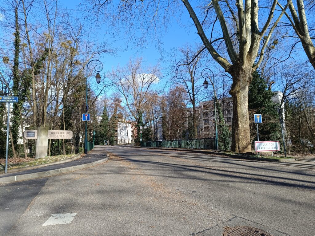 En voiture – Accès au Domaine de l'Île, Illkirch-Graffenstaden