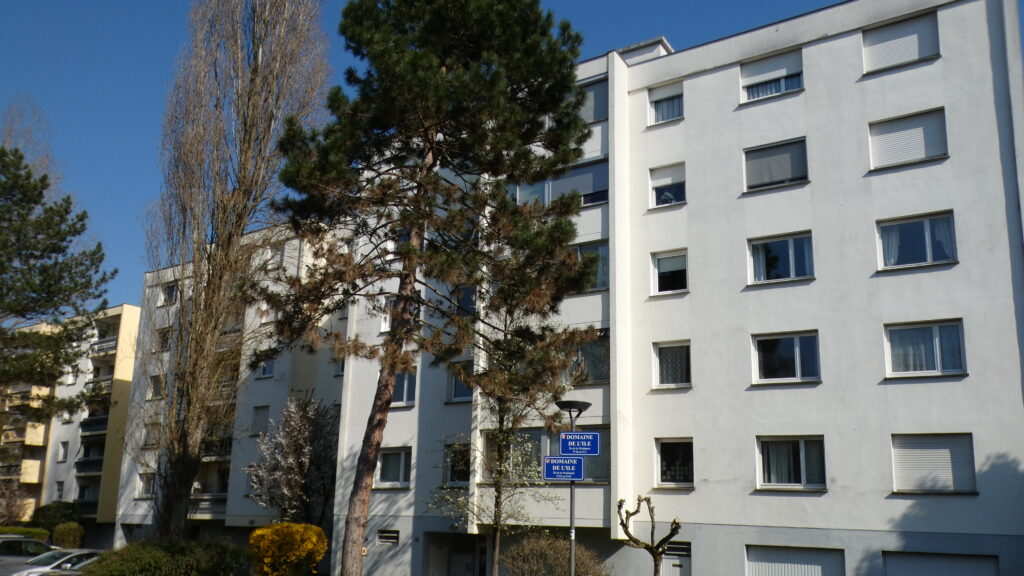 Les Peupliers – Localisation & immeubles – Domaine de l'Île, Illkirch-Graffenstaden